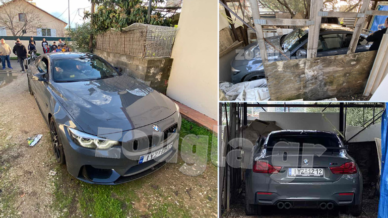 Φωτογραφίες από το σημείο που βρέθηκε η κλεμμένη συλλεκτική BMW M4